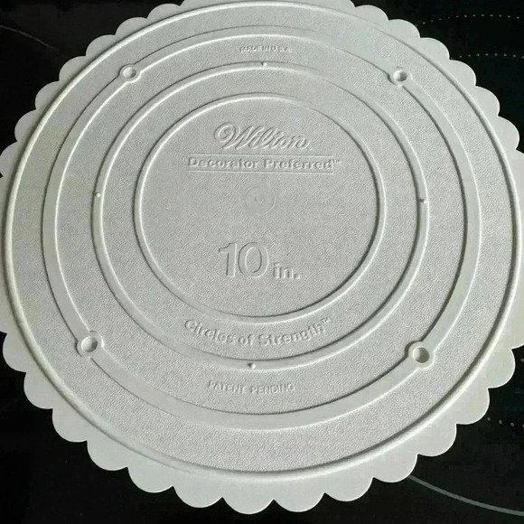 COPY - Wilton vintage acrylique  cake stand 10 inches - Picture 2 of 5